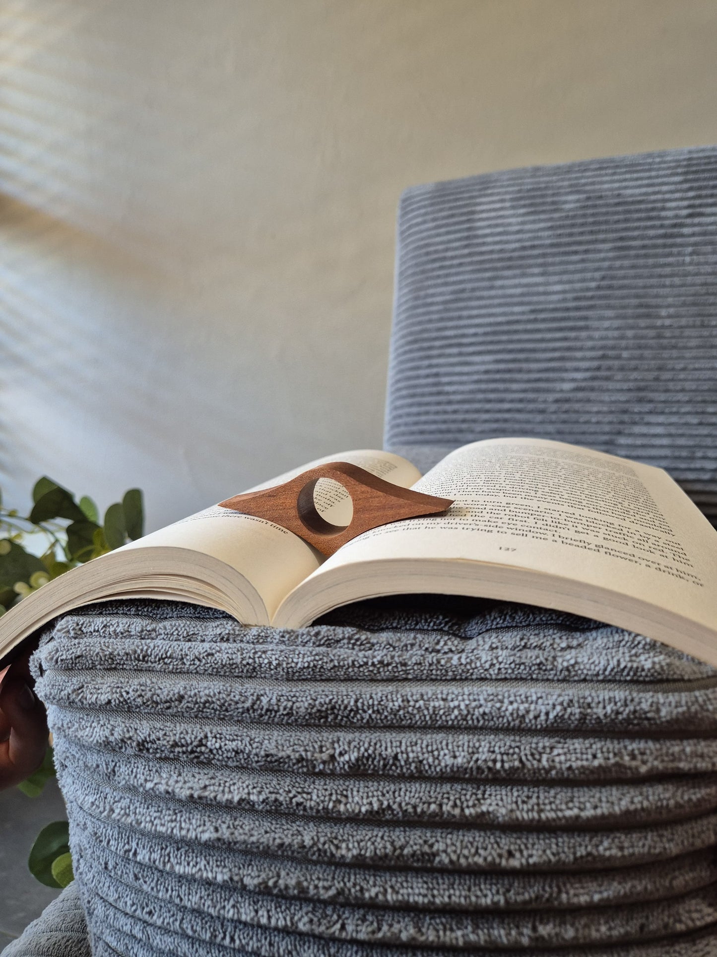 Cozy Wooden Page Holder